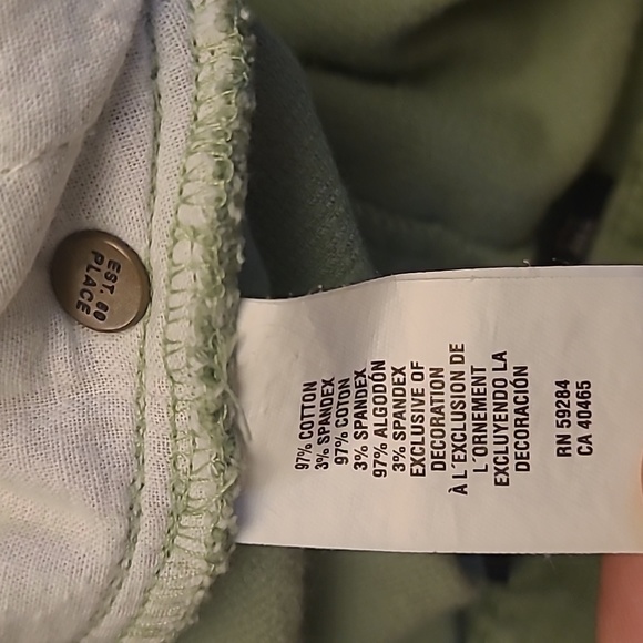 EUC Children's Place Green Courduroy Long Skirt - Picture 10 of 11